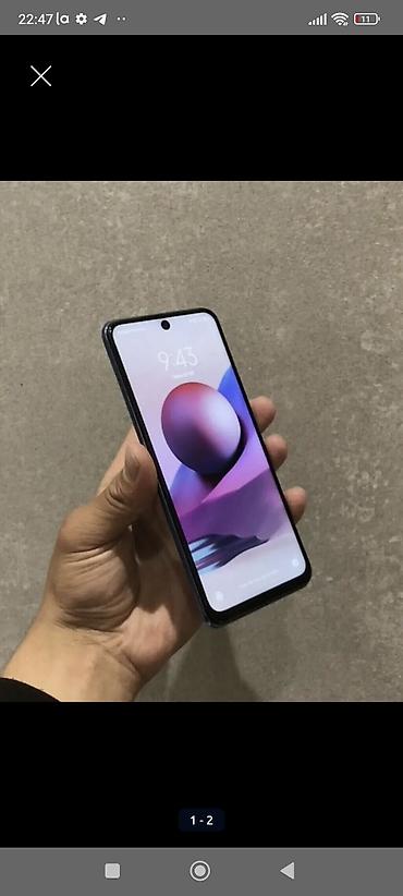 ophone 17: Redmi, Redmi Note 10, Б/у, 128 ГБ, цвет - Синий, 2 SIM — 1