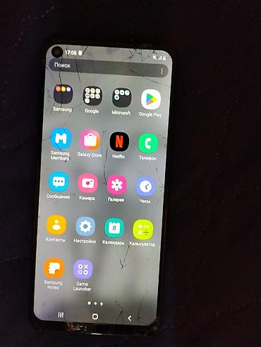 самсунг с трещиной: Смартфон Samsung Galaxy A21s
 рабочий экран сломанный 1500 сом — 1