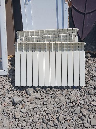 peçin radiatoru: Alüminium radiator dəsti - Material: alüminium, ağ rəng - Bölmə sayı — 1