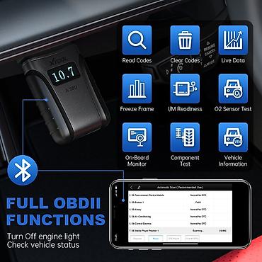 Alati za automobile: Novo- XTOOL Anyscan A30D V2.0 Bluetooth OBD2 CANFD FCA Cena skenera — 24