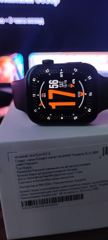 yun corab: HUAWEI Watch Fit 3 (SLO-B09) – qara rəng Xüsusiyyətlər: - Dördbucaqlı — 1