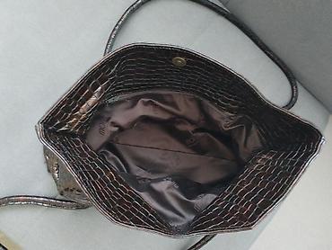 munja mekvin ranac: MONA kroko tasna, koza, boja braon. Slanje posle uplate na racun kao — 4