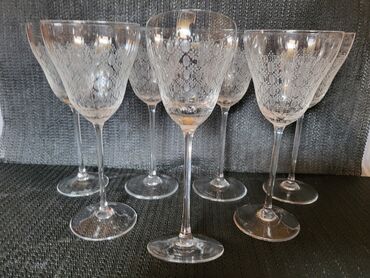 Čaše: Case Rosenthal kristal za vino,rucni rad 70te.godine Nemacka. Case — 11