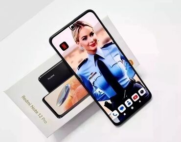 редим 8а: Xiaomi, Redmi Note 12 Pro 5G, Колдонулган, 256 ГБ, түсү - Кара, 2 SIM