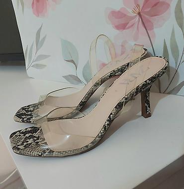 zara uggs: ZARA sandale s visokim potpeticama i providnim kaiševima - Brend — 1