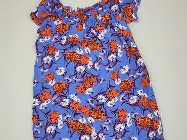 letnia niebieska sukienki damskie na ramiączka: Sukienka, S, stan - Dobry