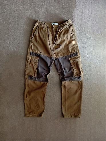 Kişi geyimləri: Kombat Şalvar, PULL&BEAR, M, rəng - Qəhvəyi — 1