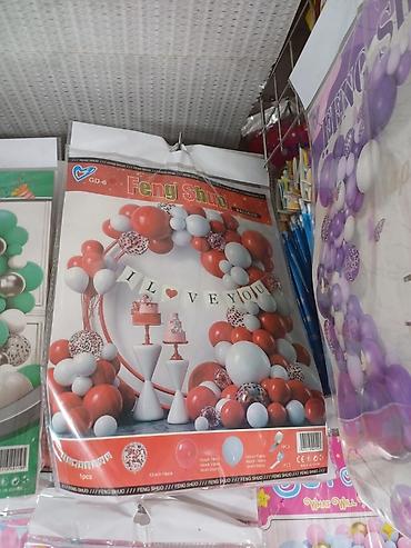Bayram üçün digər mallar: Helium Sarlar 0.90azn Hər cür Sifarişlə Dekorlar yıgılması Falqa -da lalafo.az — 15 Bayram üçün digər mallar: Helium Sarlar 0.90azn Hər cür Sifarişlə Dekorlar yıgılması Falqa — 15
