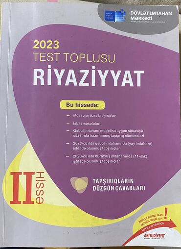 2 ci hissə riyaziyyat pdf: Riyaziyyat 2 ci hissə test toplusu yeni