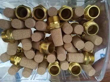 евро пескоблок бишкек: Pirinç gövdəli, sinterlənmiş bürünc filtrli səsboğucu/vent (pnevmatik