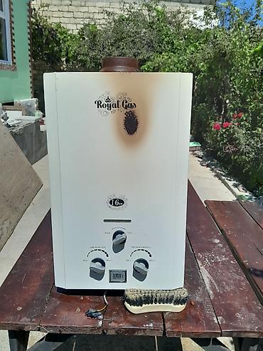 havalandırma muhərriki: Royal Gas qazla işləyən su qızdırıcısı (kolonka) - Güc: 16 kW - Qazla — 2