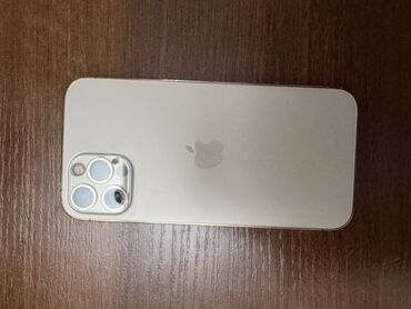 купить чехол на айфон 12: IPhone 12 Pro, Колдонулган, 128 ГБ, Алтын, Заряддоочу түзүлүш, Коргоочу айнек, Каптама, 86 %