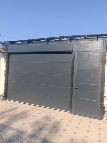 Секционные ворота: – Жогору көтөрүлөт — орун үнөмдөлөт – Кооз жана бекем көрүнүш — — 12