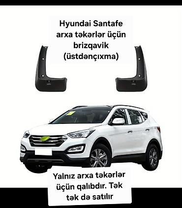 cruze bamper: Hyundai Santa Fe üçün arxa təkər brizqaviki (üstdənçıxma) - Model — 1