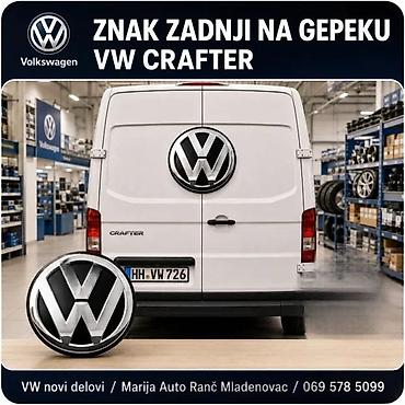 ZNAK VW CRAFTER ZADNJI 7 | Znak zadnji VW Crafter je nov  Znak