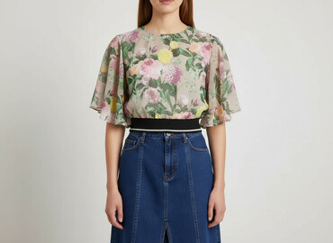 sukienki boho na wesele plus size: H&M, Жіноча блуза, розмір S