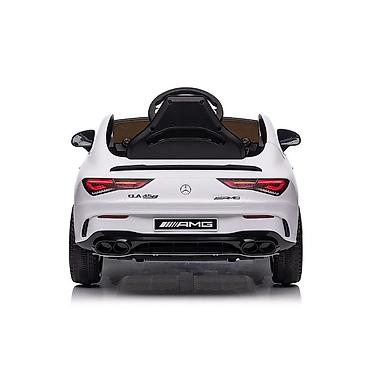 haljine elipsa: Mercedes CLA 45 AMG – Beli, auto na akumulator za decu (Šifra — 4