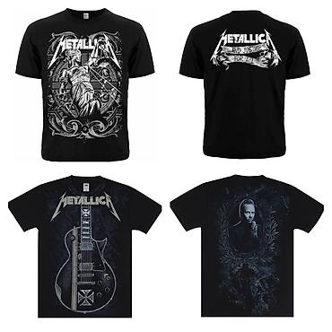 Футболки: Футболки с символикой культовых групп, выполненные из натурального — 7