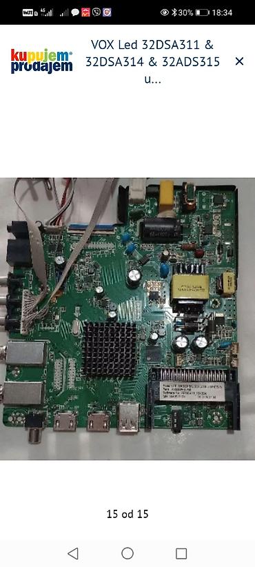 Aksesoari za TV i video: Na prodaju delovi za VOX LED televizore. **Delovi za model VOX Led — 15