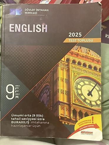 dim lüğət: Məhsul: “ENGLISH – 2025 Test Toplusu” (Dövlət İmtahan Mərkəzi nəşri) — 1