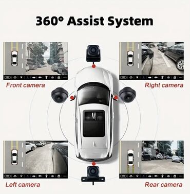maşin üçün kamera: Avtomobil üçün 360 dərəcəlik yardım sistemi. Bu sistem avtomobilin