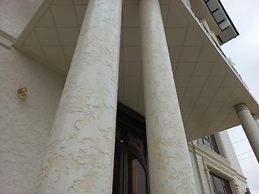 Фасадные работы: Качество N1 Узбекский жидкий травертин любой фактура рисунисда чигариб — 12