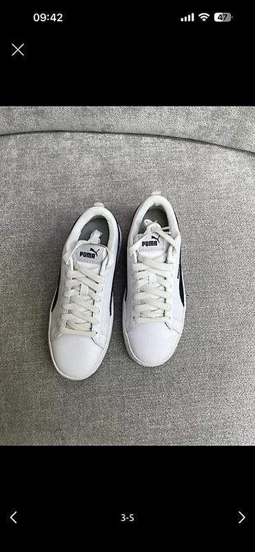 puma 36: Мужские кроссовки, 36.5, 37, Puma, Новый, цвет - Белый, Самовывоз, Платная доставка — 2