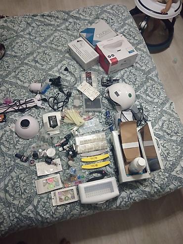 воск: Manikür və dırnaq xidməti üçün geniş komplekt satılır. Şəkillərdə — 3