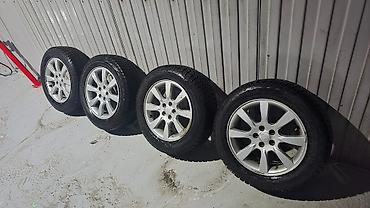 Транспорт: Колеса в сборе 205 / 60 / R 16, Зима, Б/у, Комплект, Легковые, Литые, отверстий - 5 — 1