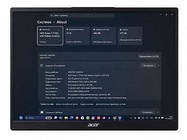 Ноутбуки Acer: Для учебы, Б/у, AMD Ryzen 7 — 7