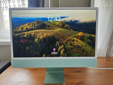 imac 2021: Компьютер, ядер - 8, ОЗУ 8 ГБ, Для работы, учебы, Б/у, Apple M1, SSD