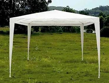 ormani za terase: BELA TENDA 3X3 METRA NOVO PAVILJON ZA BAŠTU PIJACU DVORIŠTE | Cene — 2