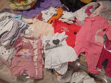Paketi dečije odeće: Paket: Bodiji, Za devojčice, uzrast: 6-9 meseci — 6