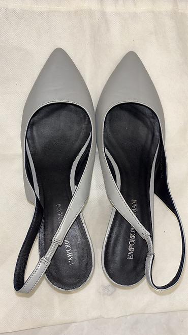 Tuflilər: Tuflilər, Emporio Armani, Ölçü: 39, rəng - Boz, İşlənmiş — 2