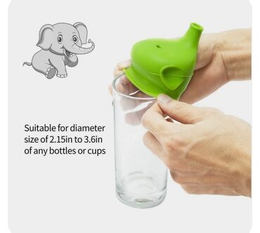 силиконовые стельки: Непроливаемая крышка для чашки со слоном, детская силиконовая крышка