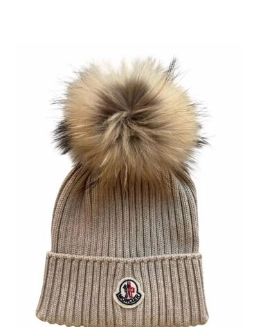 subare kape: Winter cap, Moncler, color - Beige