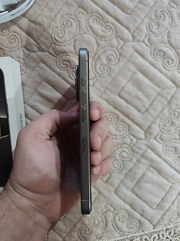 iphone max: IPhone 16 Pro, 256 GB, Natural Titanium, Barmaq izi, Face ID — 7