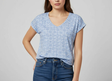 modne bluzki dla nastolatek: Women's blouse, size S (EU 36)