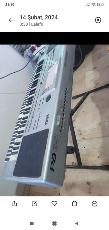 korg pa 80: Salam eleykim Korg PA 80 sempler satılır içinde kamil set narmal