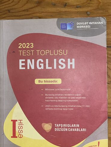 ingilis dili 5 ci sinif testler: İngilis dili Testlər 10-cu sinif, DİM, 1-ci hissə, 2023 il