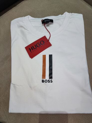 navijacke majice srbija: Majica na kratke rukave, L (EU 52), Hugo Boss, Pamuk