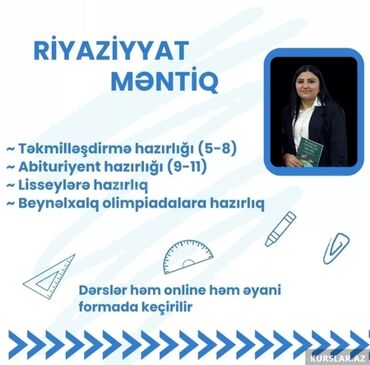 hazirliq: Repetitor | Riyaziyyat, Məntiq | İmtahanlara hazırlıq, Abituriyent hazırlığı