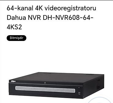 mini dv kamera: 64-kanallı 4K videoregistrator – Dahua NVR DH-NVR608-64-4KS2 — 1