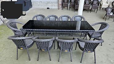 офисные кресло: Комплект садовой мебели, Кресла, Ротанг — 6