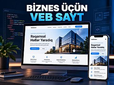 internet işi: Biznesiniz üçün müasir, professional və mobil uyğun veb sayt — 1