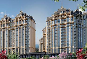 жк некст: 3 комнаты, 130 м², Асанбай мкр Элитка, 4 этаж, ПСО (под самоотделку) — 1