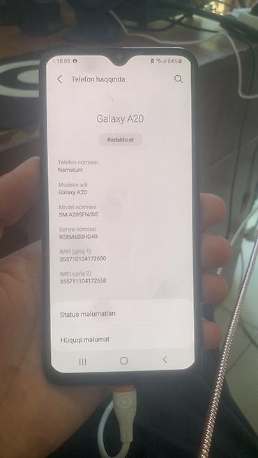 mi max 2: Samsung Galaxy A20, 32 GB, rəng - Qara, İki sim kartlı — 2