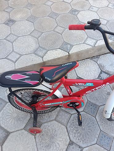 peridok velo: Uşaq velosipedi – VELO STRIM - Rəng: qırmızı-ağ, qara detallarla - — 2