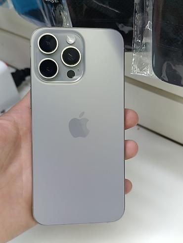 ayfon 15 pro: IPhone 15 Pro Max, Б/у, 512 ГБ, Natural Titanium, Защитное стекло, Чехол, 88 % — 3