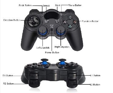 Oprema za video igre: Multifunkcionalni Wireless Gamepad za PC, Android, PS3. Nov i — 5
